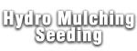 Hydro Mulching / Seeding